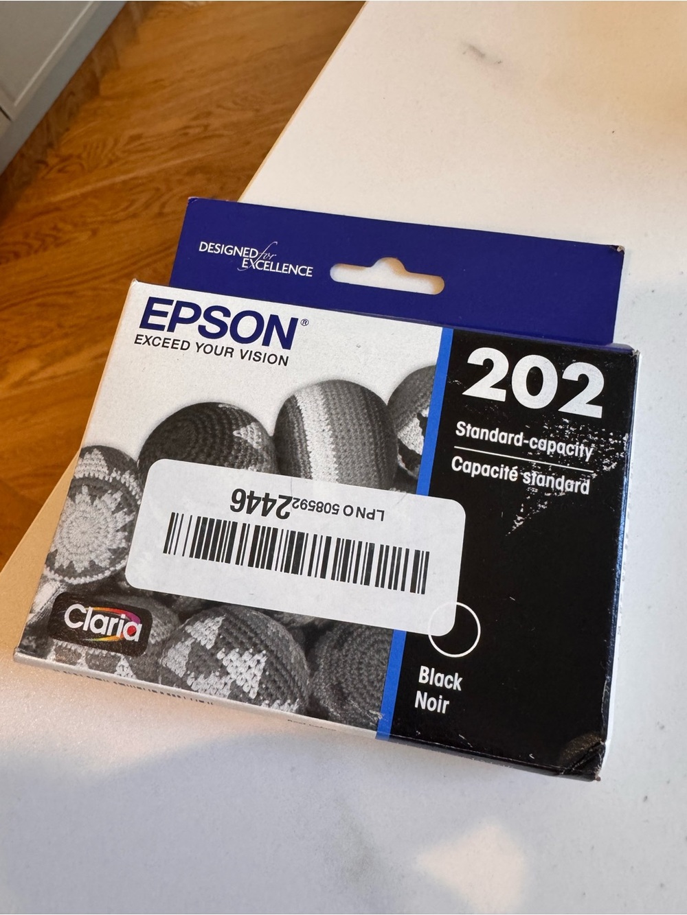 Epson Black and Blue Packaged Printer Ink NEW IN BOX